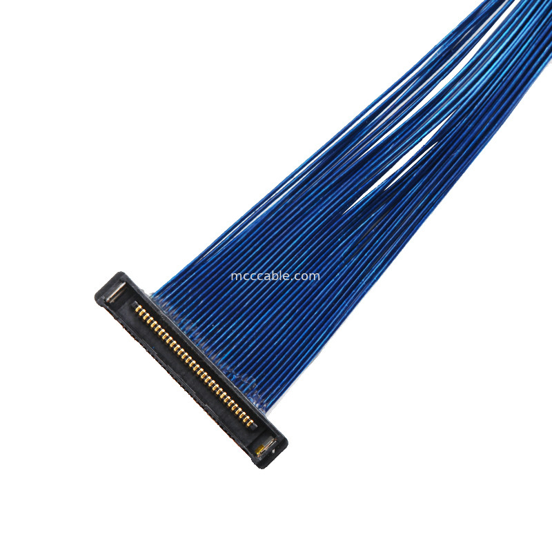 Conector da exposição de 30 lvds do conjunto de cabo coaxial 20380-R30T-06 do EDP  do Pin micro