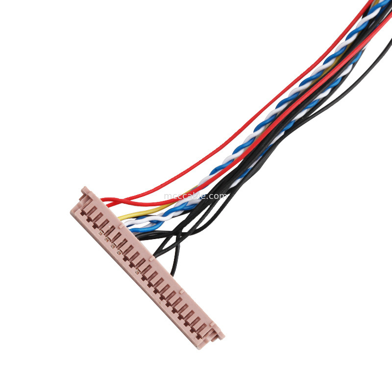Conjunto de cabo 20453-230T de ISO14001 Lvds Lcd a PH2.0 PHR-6P 1255H-2