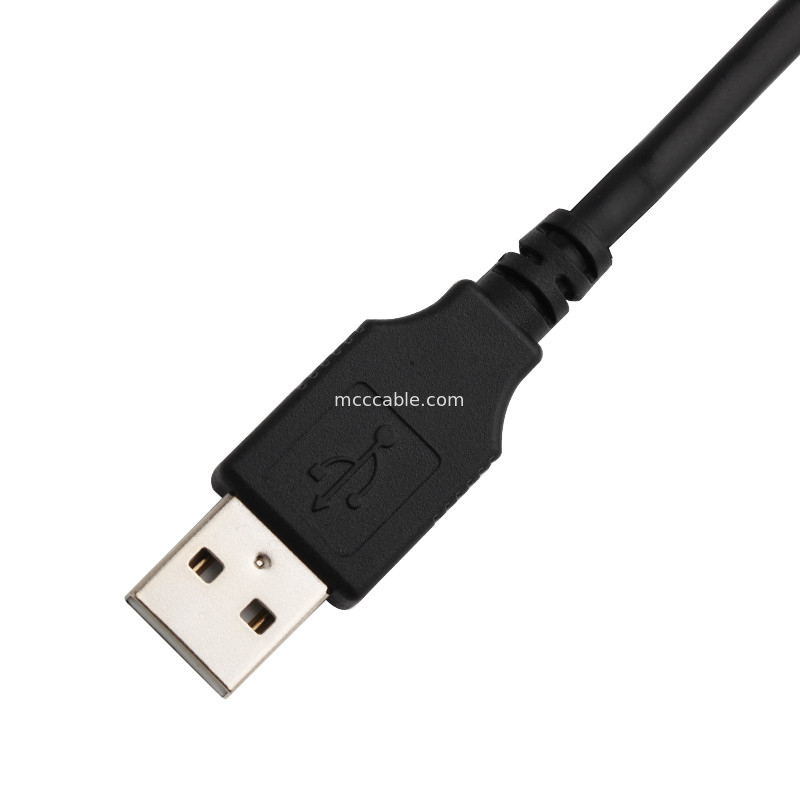 28AWG USB 2,0 ao conector feito sob encomenda da exposição dos lvds do Pin do chicote de fios 9 do fio de JST SPH-4