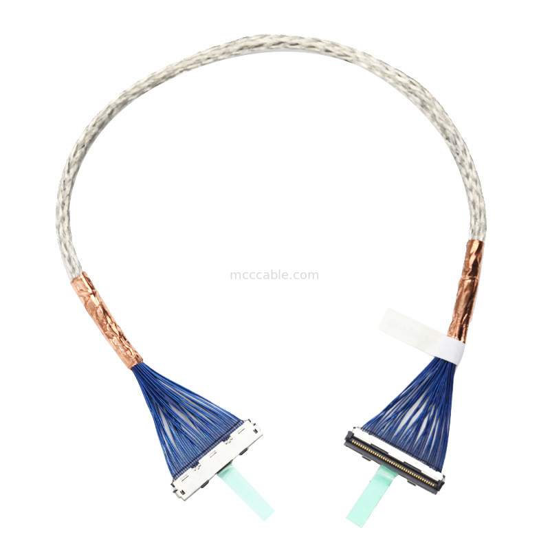 Conector da exposição dos lvds das HORAS DF80-40P-0.5SD do conjunto de cabo do Edp da exposição de LVDS LCD