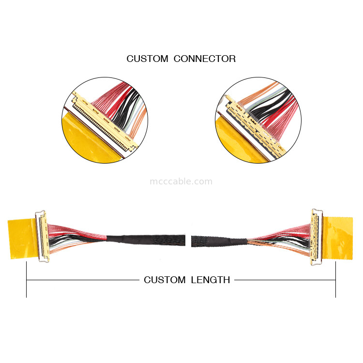 36AWG Lvds Cable Assembly I  20453-240t-01 Para 20453-240t-01 40P 0,4mm Pitch