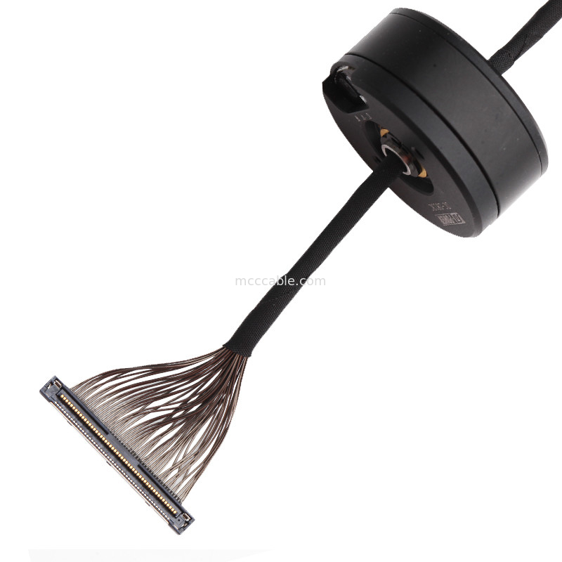 DF36C-50P-0.4SD ao conjunto de cabo 46AWG do Edp de DC-2813C Lvds para a suspensão Cardan