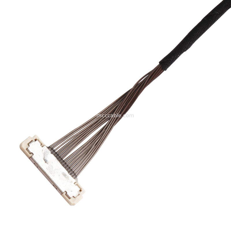 DF36C-15P-0.4SD feito sob encomenda ao cabo do EDP do chicote de fios LVDS do fio de DC-2813C para a câmera da suspensão Cardan