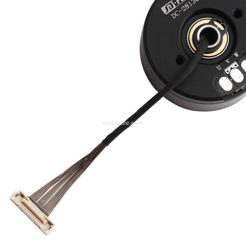 DF36C-15P-0.4SD feito sob encomenda ao cabo do EDP do chicote de fios LVDS do fio de DC-2813C para a câmera da suspensão Cardan
