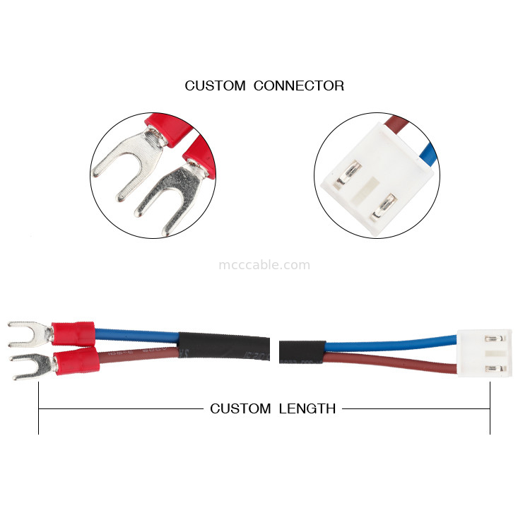 cablagens feitas sob encomenda JST VHR-3N do passo de 3.96mm SVL1.25-3.5 ao cabo do conector de pino dos lvds 2