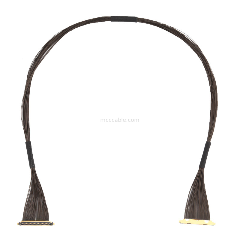 40P UL11130 46AWG Microcâmbulo de cabo coaxial 20531-040t-02 IDC Forming OEM/ODM