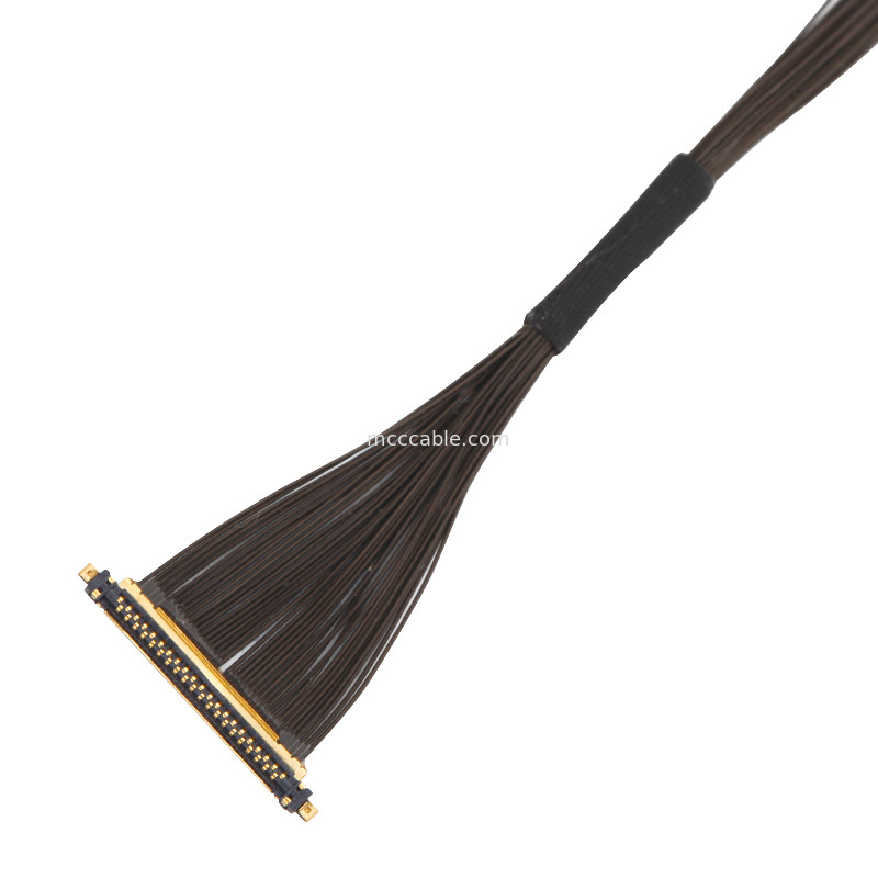 40P UL11130 46AWG Microcâmbulo de cabo coaxial 20531-040t-02 IDC Forming OEM/ODM