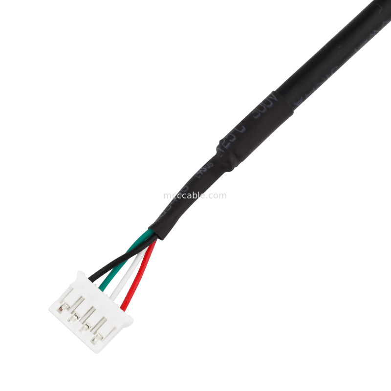 Conjunto de cabo JST do chicote de fios do diodo emissor de luz 28AWG PHR-5P ao passo de SH1.0 5P 1.0mm