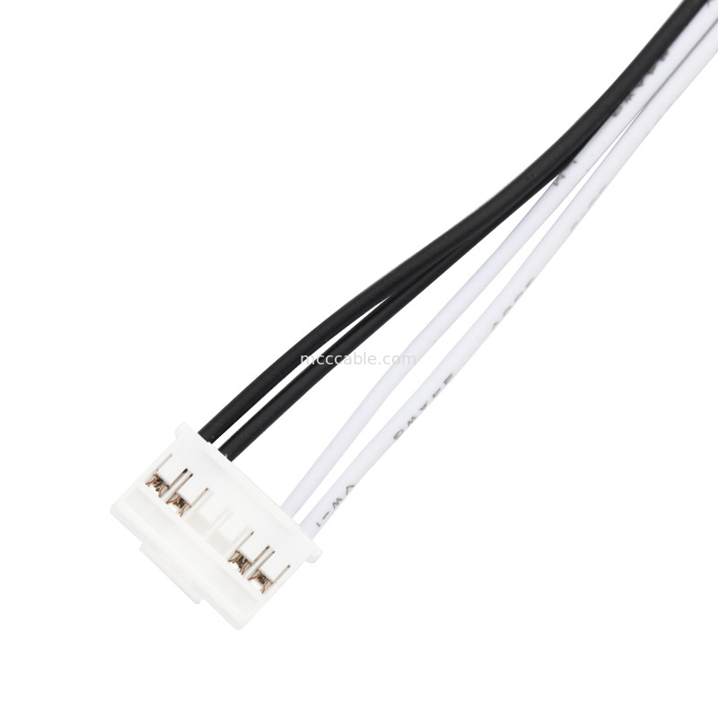 conjunto de cabo do conector do passo JST XHP-4P de 2.5mm 2,0 A PIN HY-6P ISO14001 do PASSO 6
