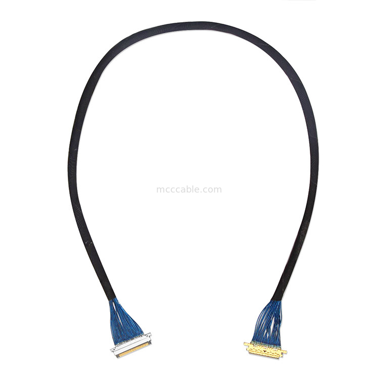 Comprimento personalizado LVDS Micro cabo coaxial 0.4mm 20453z-030 SD para 20347 Com bloqueio mecânico