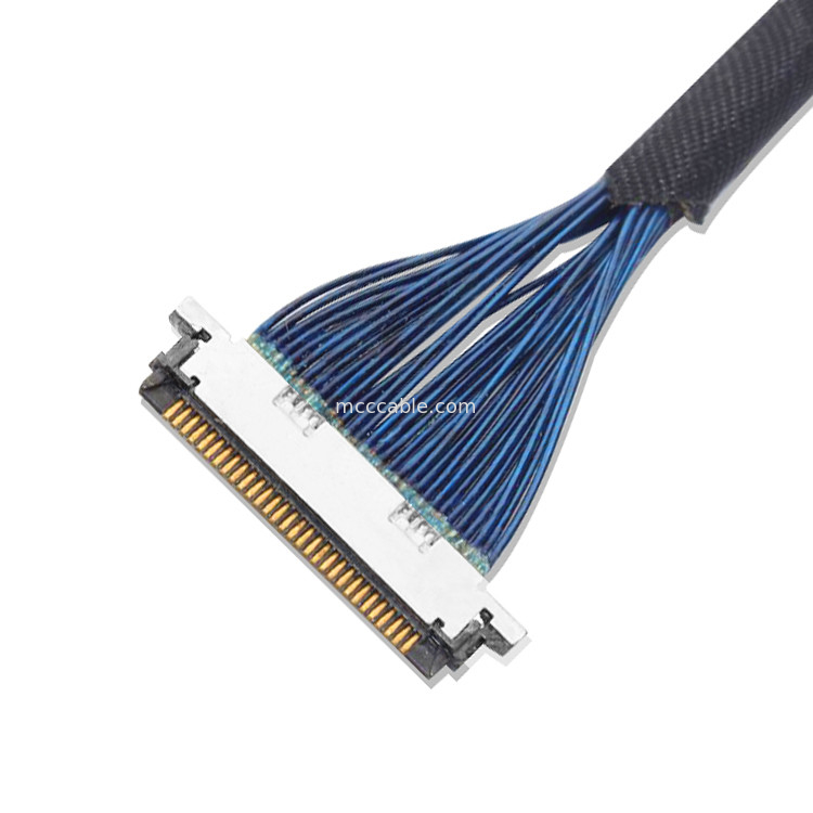 Comprimento personalizado LVDS Micro cabo coaxial 0.4mm 20453z-030 SD para 20347 Com bloqueio mecânico