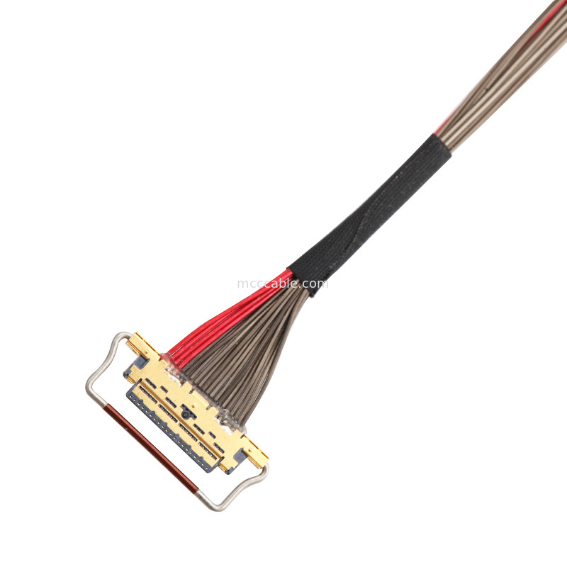 UL EDP LVDS cabo coaxial 0,4mm Pitch 20633-220T-01S 20 pin comprimento personalizado
