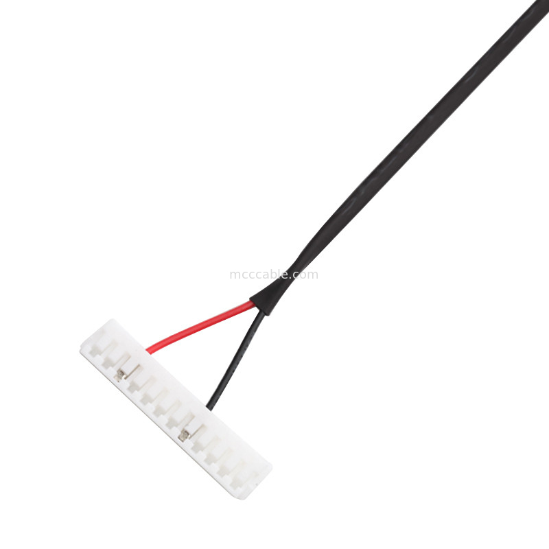 TOMADA da C.C. do cabo distribuidor de corrente LVDS da tomada da C.C. de JST HER-12 2,5 ao cabo do conector de pino dos lvds 12 do passo