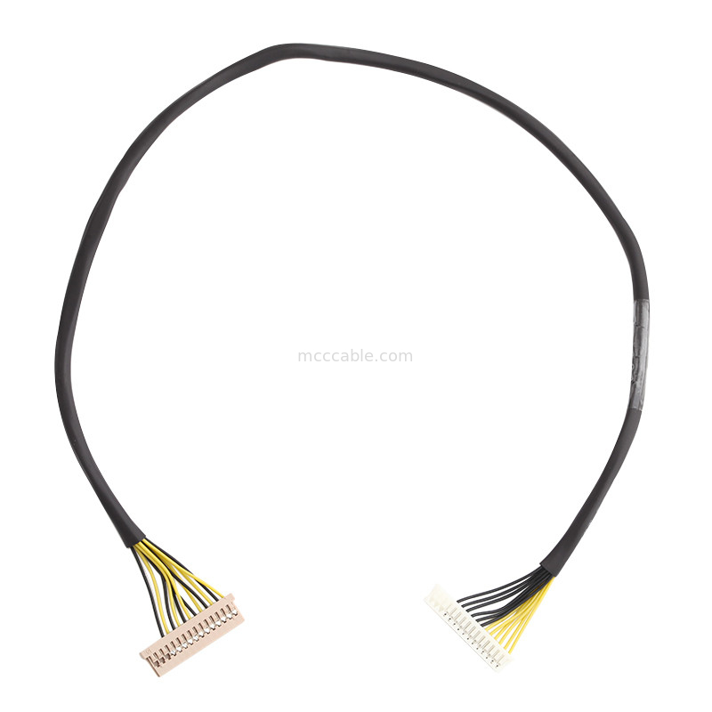 Cabo Wl 1025h-15p do chicote de fios do fio do comprimento 100mm ao conjunto de cabo do Wl 1253h-15p Lvds