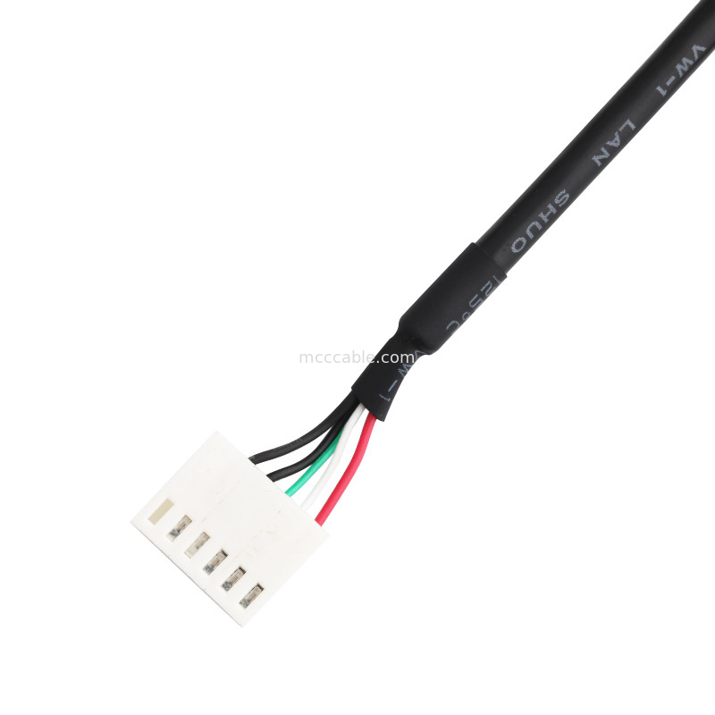 conjunto de montagem do painel do cabo do Usb B de Durachill do chicote de fios do fio do passo A2542ha-6p de 2.54mm