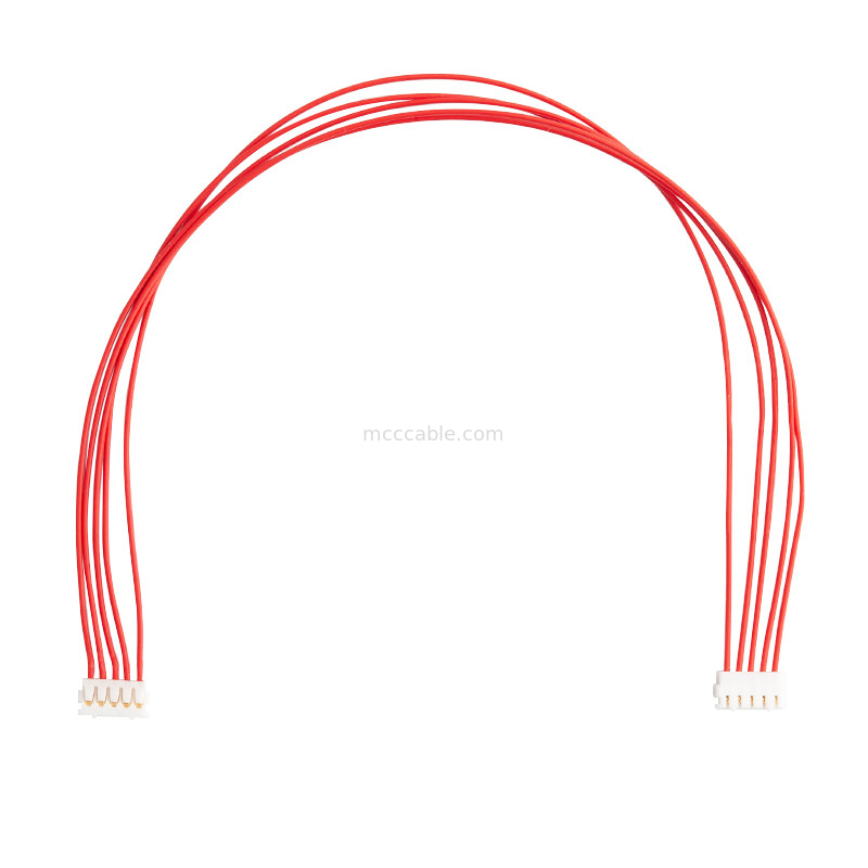 o chicote de fios feito sob encomenda do pino do passo 5 de 1.2mm cabografa JST ACHR-05V-A-S A ACHR-05V-A-S
