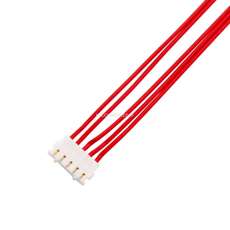 o chicote de fios feito sob encomenda do pino do passo 5 de 1.2mm cabografa JST ACHR-05V-A-S A ACHR-05V-A-S