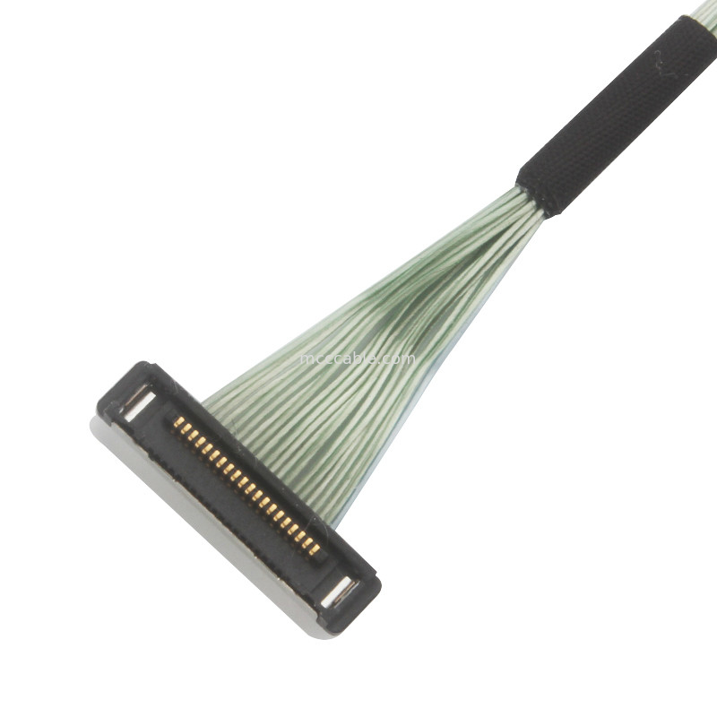0.4mm Pitch 20380-R20T-06 Micro Cable Coaxial Lvds conector cabo 20P 0,4mm pitch