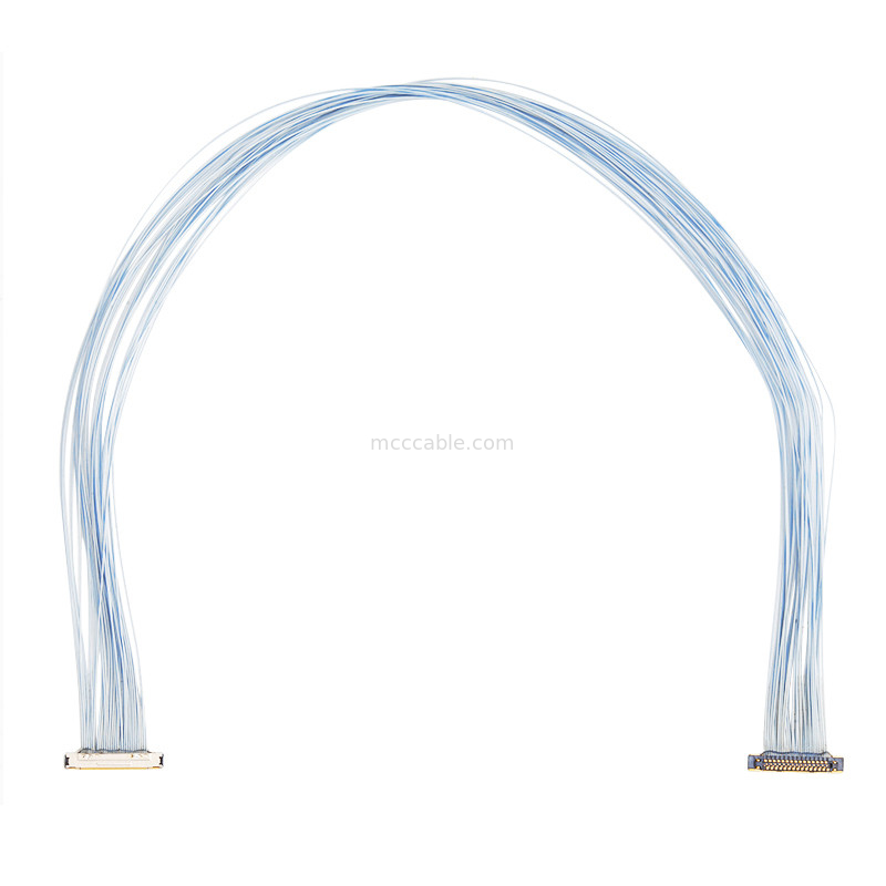 conjunto de cabo coaxial do passo KEL XSLS20-30 de 0.25mm micro para a câmara de vigilância
