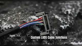Solução personalizada de conjunto de cabos FI RE31HL DF19 20P LVDS