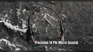 Conjunto de cabo coaxial micro de 14 circuitos solução de 50 ohms