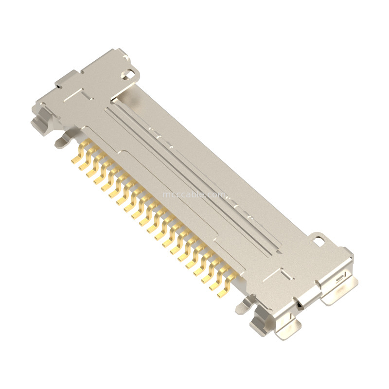 20pin 20633-220T-01S Micro-cabo coaxial de 0,4 mm de passo, tipo de acoplamento horizontal Conector micro-coaxial