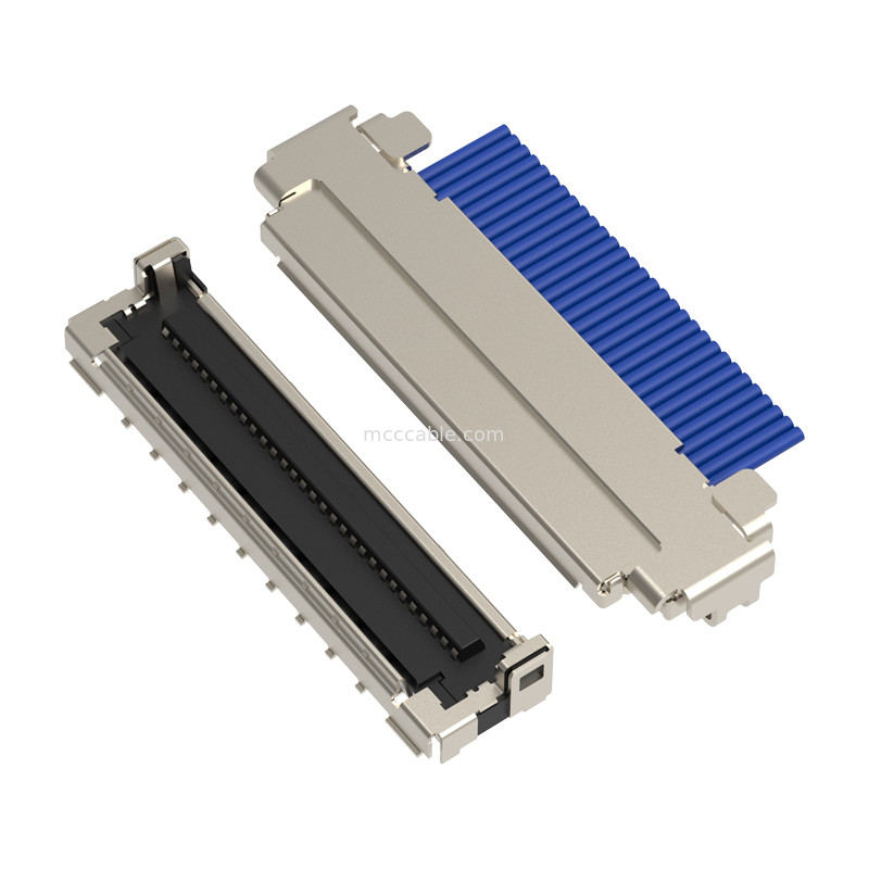 MICRO COAX CABLE 30P 20878-030T-01 Micro Coaxial LVDS Cable com blindagem EMC e bloqueio mecânico