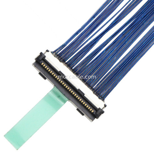 cabo coaxial DF80D-30P-0.5SD de Lvds do cabo coaxial de  30P do passo de 0.5mm micro