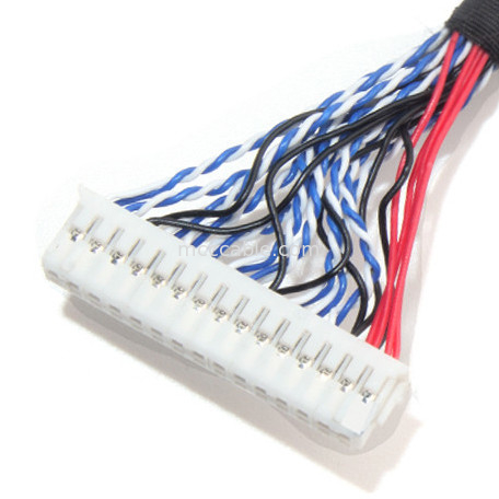 Passo JAE Fix-30ssl-Hf do conjunto de cabo 1.0mm de 26AWG Lcd LVDS ao EDP das HORAS Df13