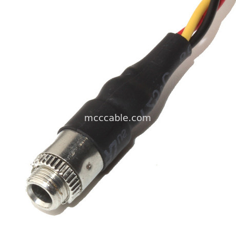 Molex 22 55 2101 montagem feita sob encomenda Jack audio do painel do passo 3.5mm do chicote de fios de cabo 2.54mm
