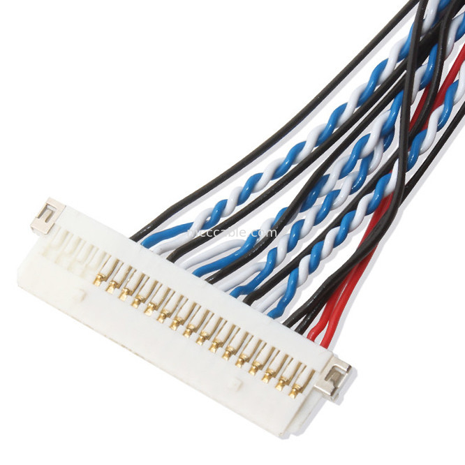 30 Pin Lvds Cable, 30 Pin Lcd Panel Fi X30HL B ao cabo de DF19 20S Lvds