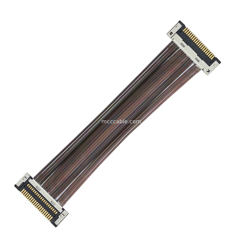 DF49-20P-SHL  Micro Cable Coaxial Assembléia DF49-20P 0.4SD Extremamente fino arneses coaxial