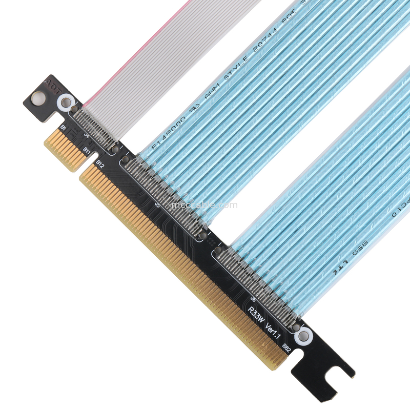 PCB Cable Coaxial Extremamente fino PCIE Gráficos Computador Cartão gráfico Adaptador de extensão Cable