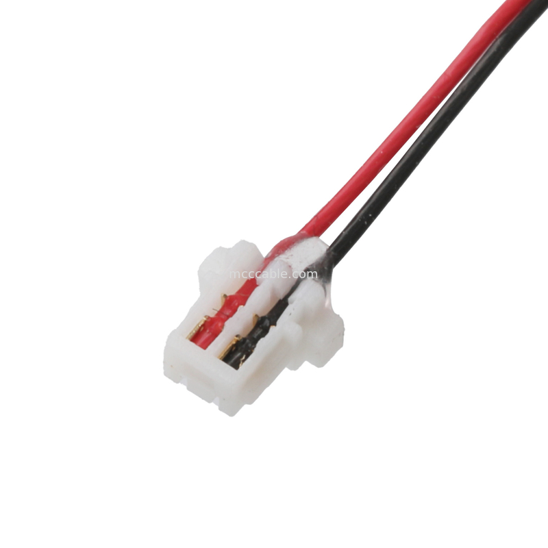 Arnês de fio JST 0,8 mm passo 2P Contato cara para NSHR-6P 1,0 mm fivela Receptacle desconectável Crimp