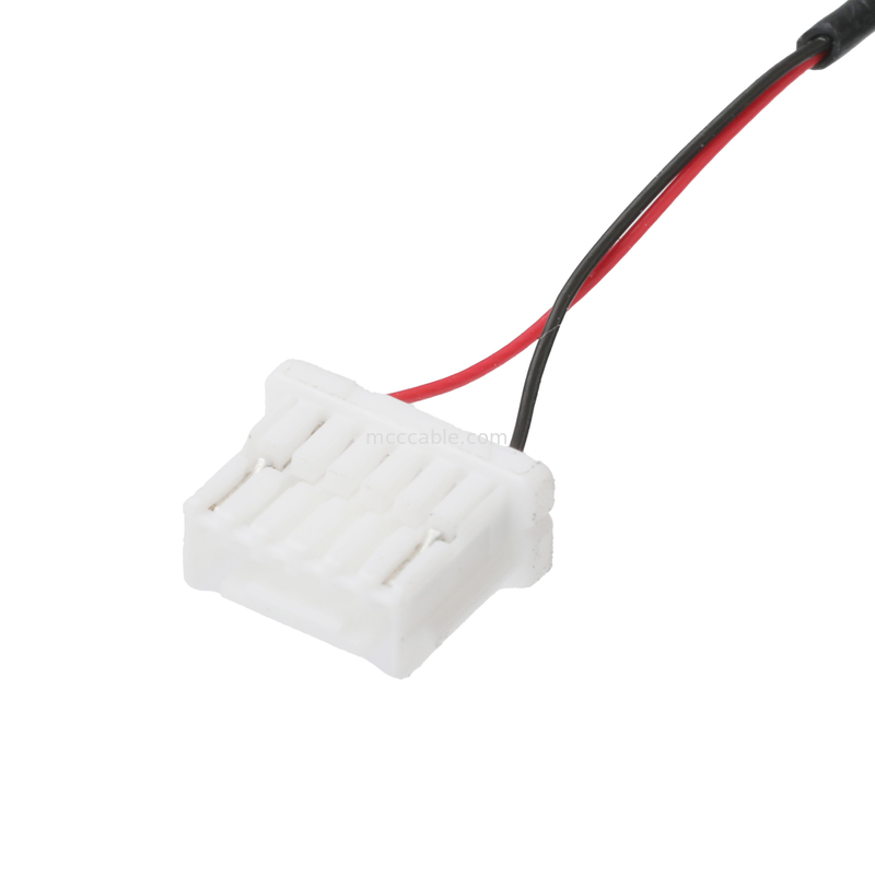 Arnês de fio JST 0,8 mm passo 2P Contato cara para NSHR-6P 1,0 mm fivela Receptacle desconectável Crimp