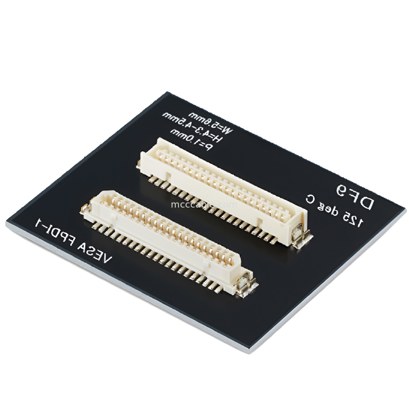 DF9 41P Arnês de fio médico de grau industrial  DF9 41 Pin Screen Display Cable Female Hot Press Flat Connect