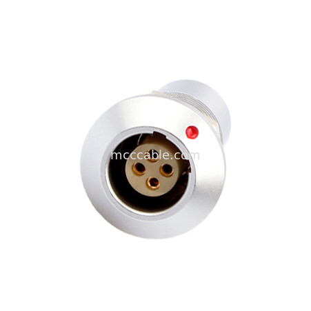 Conector circular à prova d'água série B Z7 4P Fêmea Soquete à vácuo selado à prova d'água, porca fixa fixada IP68