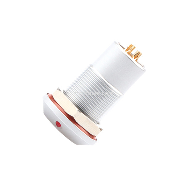 Conector circular à prova d'água série B Z7 4P Fêmea Soquete à vácuo selado à prova d'água, porca fixa fixada IP68