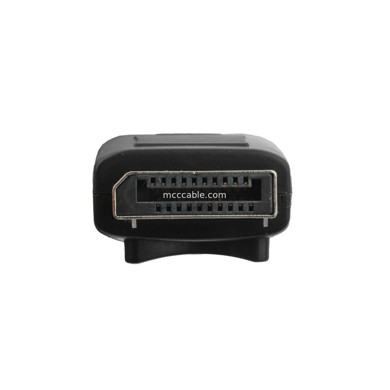 DP macho para adaptador HDMI feminino HD transmissão de sinal industrial, suporte 4K 8K