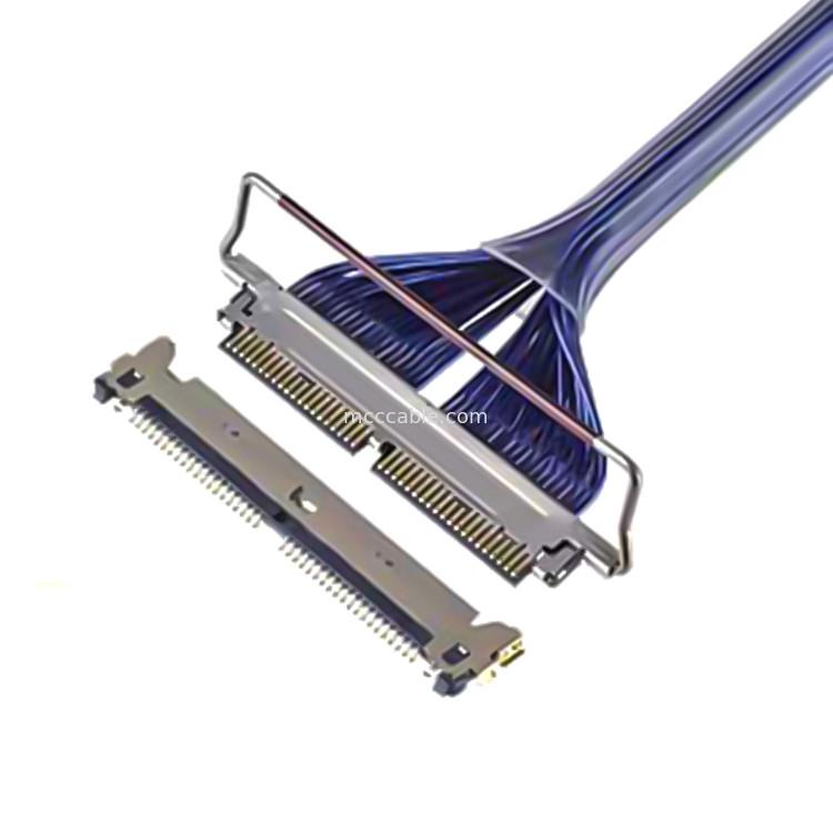 Hd Micro Cable Coaxial 30P 20728 20777-030t-01 0,4 mm pitch Conector micro-coaxial tipo de acoplamento horizontal