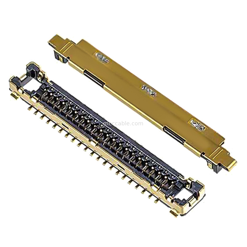 20531 20532 20533 040T 040E 2799-040 passo Tipo de acoplamento vertical de ângulo reto Conector micro-coaxial