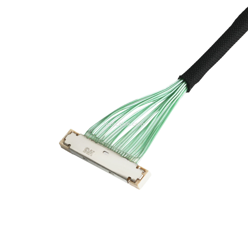 Conector conjunto de cabos UAV Lvds Edp Assemblagem de cabos DF36-25P-0.4SD Micro cabo coaxial