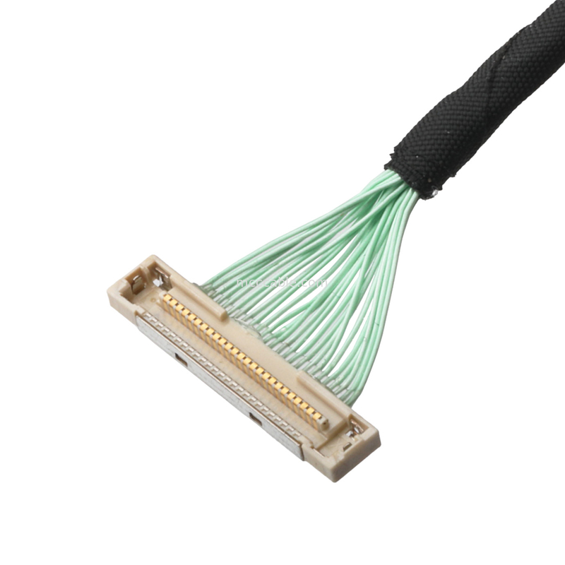 Conector conjunto de cabos UAV Lvds Edp Assemblagem de cabos DF36-25P-0.4SD Micro cabo coaxial