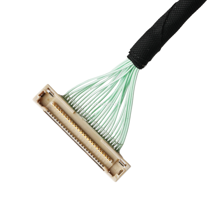 Conector conjunto de cabos UAV Lvds Edp Assemblagem de cabos DF36-25P-0.4SD Micro cabo coaxial