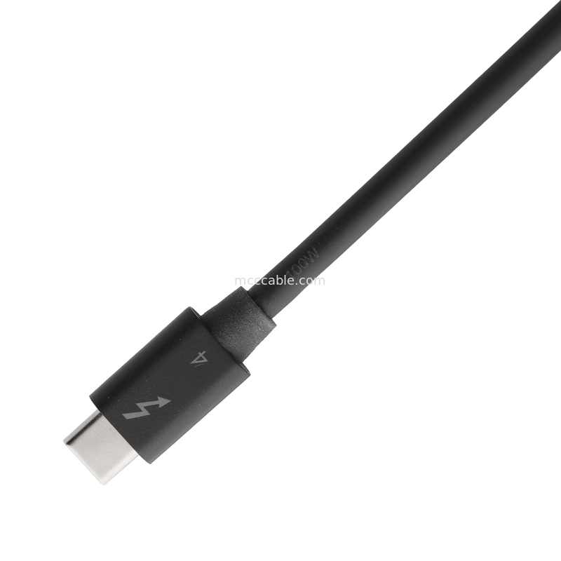 Thunderbolt 4 Cable personalizado Carregamento ultra-rápido Transferência de dados de velocidade relâmpago Suave e durável para uma experiência perfeita