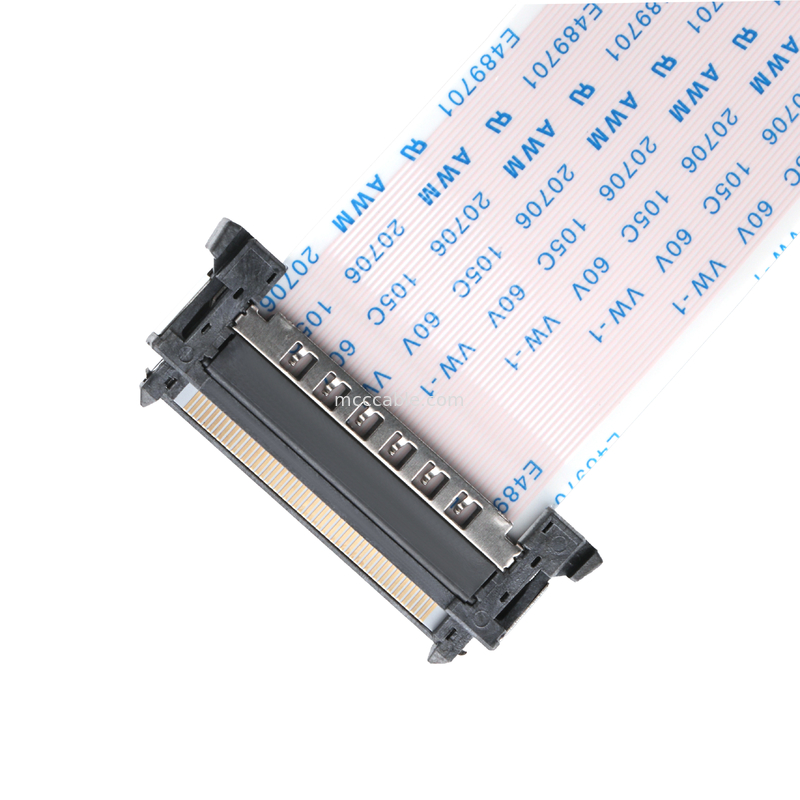 Cable FFC RE51 de 51 pines, 0,5 mm de altura, UL489701, EMI-Shielded, taxa de transferência de dados de 2 Gbps