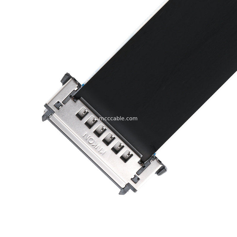 Cable FFC RE51 de 51 pines, 0,5 mm de altura, UL489701, EMI-Shielded, taxa de transferência de dados de 2 Gbps