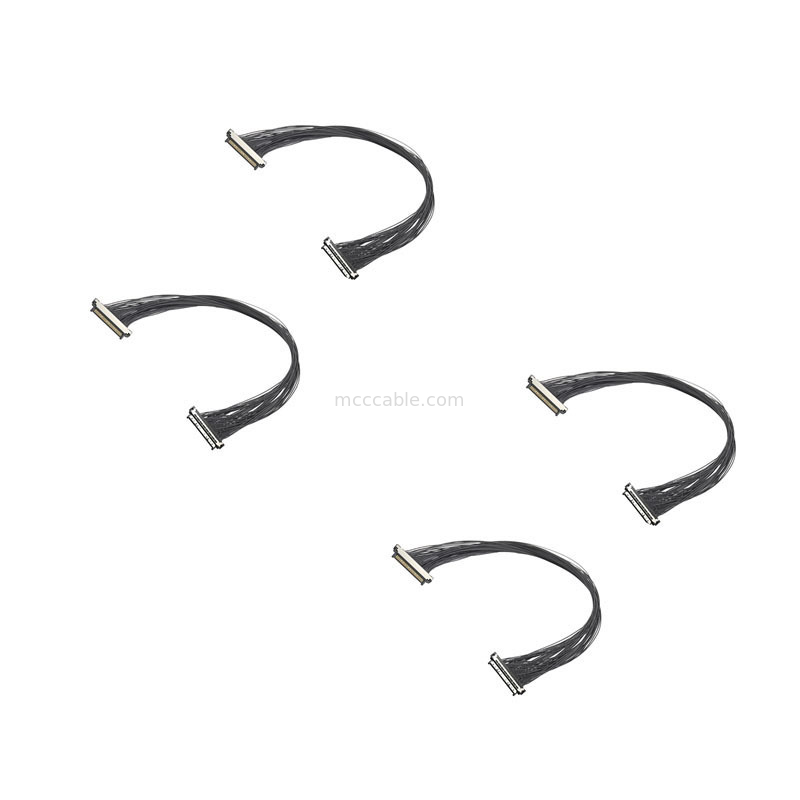 30-Posição 0.4mm USL20-30SS-017B Micro-cabo coaxial 10Gbps Conector de dados de alta velocidade para câmeras de IA