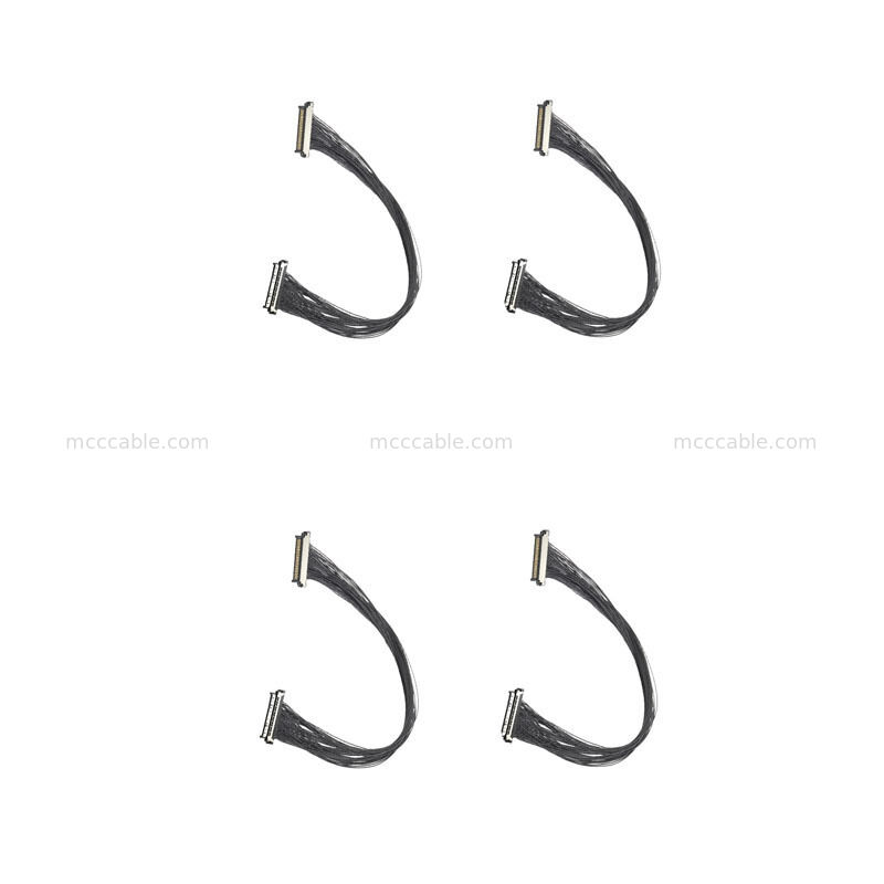 Cabo Micro Coaxial USL20-30SS-019B 0.4mm Padrão Militar Para Equipamentos de Câmera Tática e de Campo de Batalha