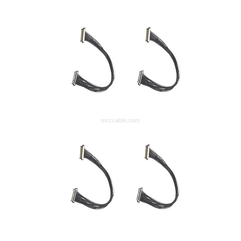 Exclusivo USL20-30SS-035C 0.4mm Micro Cable Coaxial Contagem de pinos personalizável para projetos especiais de câmeras